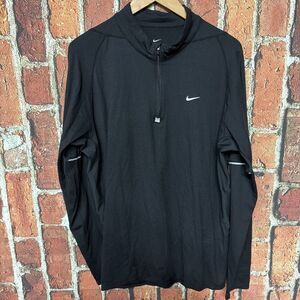 Nike Plus+ Fit Dry Nike Long Sleeve 1/4 Zip Running Shirt 288258-061 Size 2XL